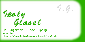 ipoly glasel business card